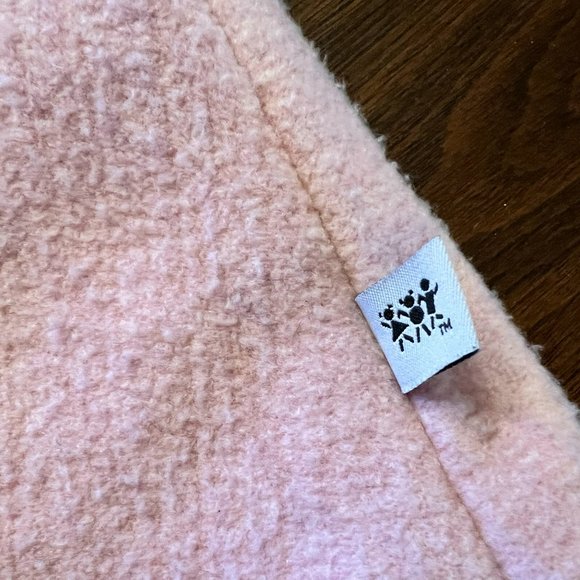 SWeeT + FuN CORKY & CO Pink Fringed Hood Jacket Flower Accents Warm SWiNG COAT 3 - Picture 5 of 11